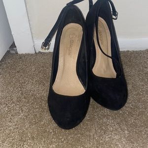 Black heels
